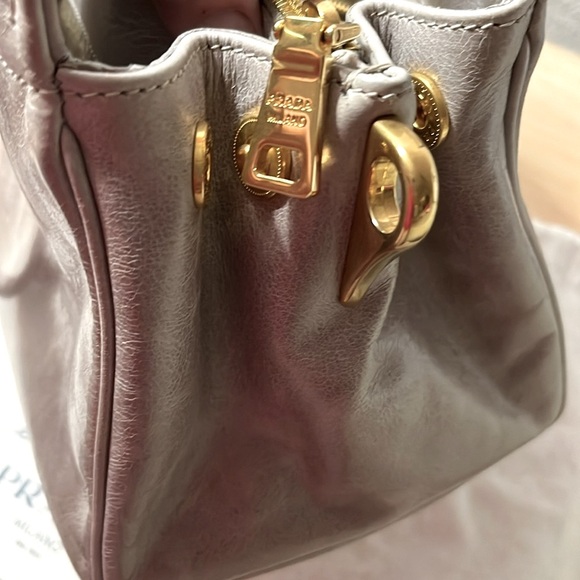 Reserved @kiraewong Authentic Prada Napa Leather Bag Milan - Picture 6 of 16